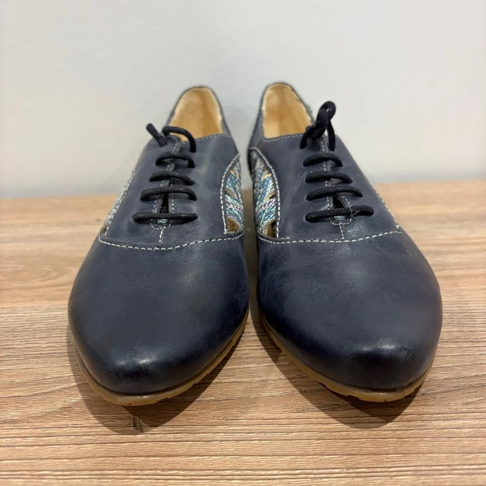 Fidji leather oxfords